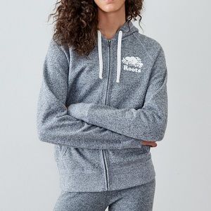 roots zip up hoodie